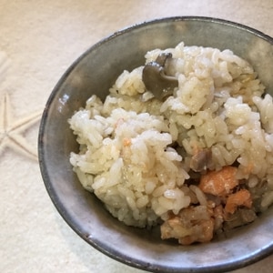 鮭の炊き込み飯 Salmon Mixed Rice